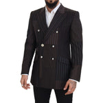 Dolce & Gabbana Multicolor Patchwork Stripes SICILIA Blazer JKT3439 - 50