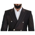Dolce & Gabbana Multicolor Patchwork Stripes SICILIA Blazer JKT3439 - 50