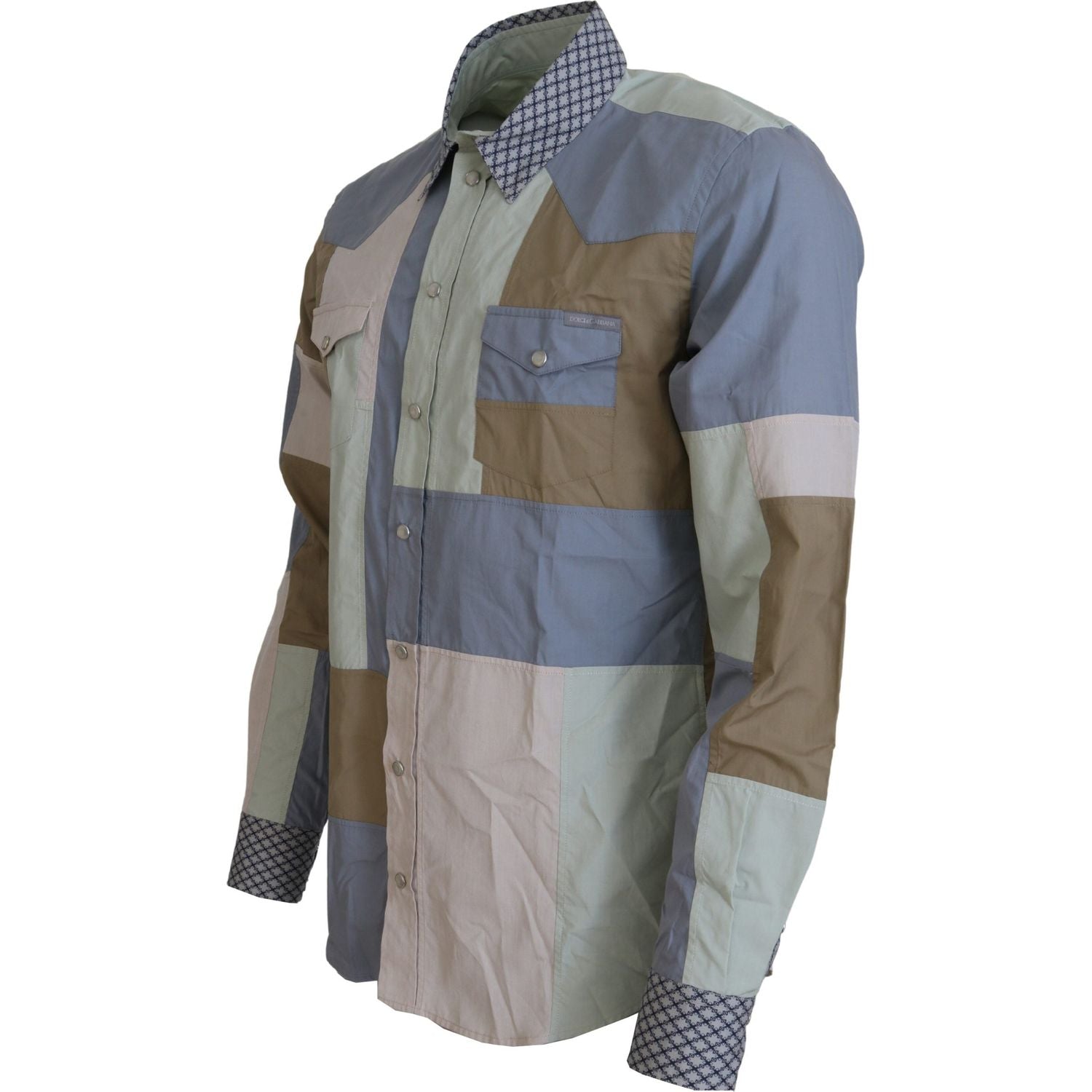 قميص كاجوال متعدد الألوان من دولتشي آند غابانا بقصّة Slim Fit