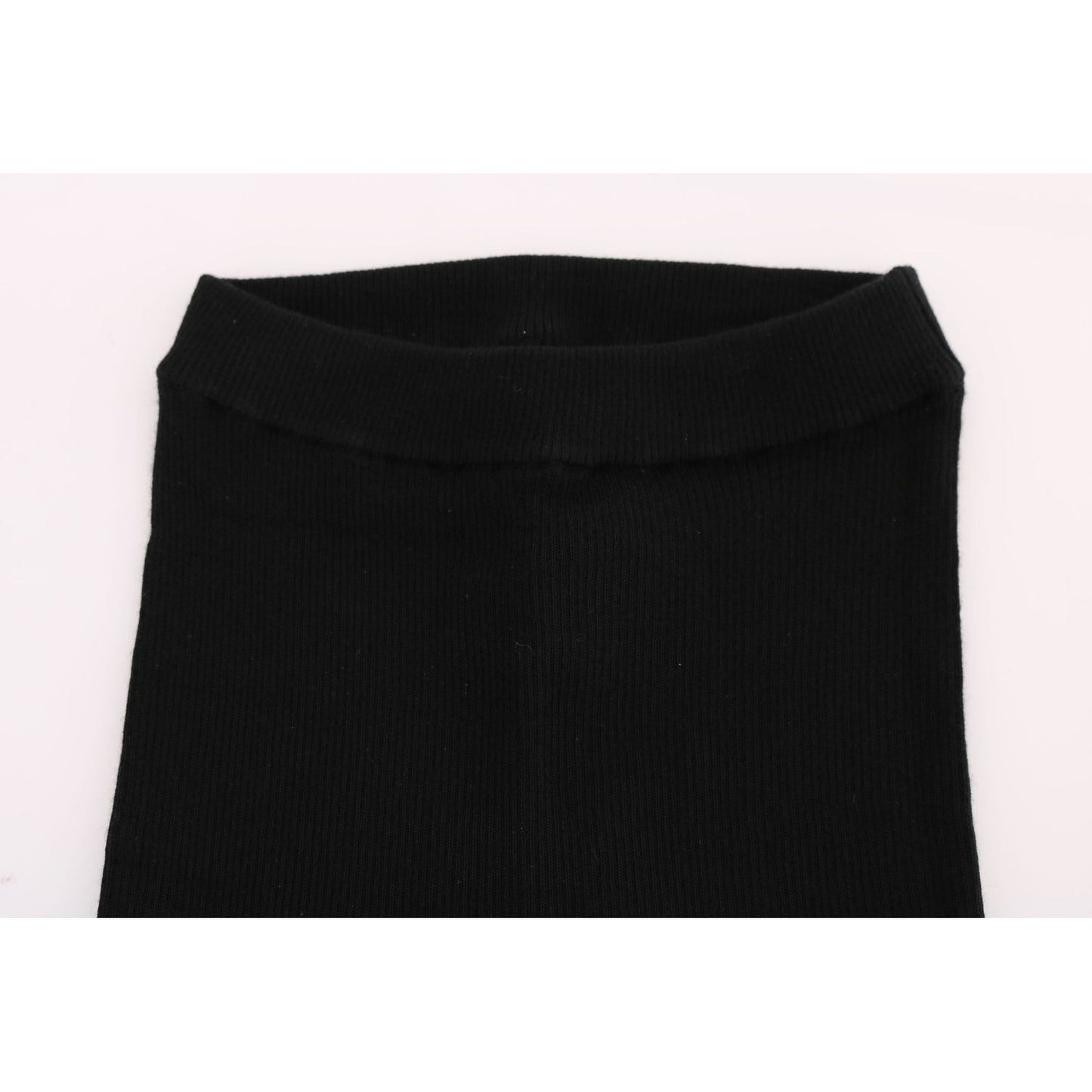 Dolce & Gabbana Black Slim Fit Women Cashmere Pants LOD10009 - 36