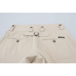 Dolce & Gabbana Beige Cotton Women Cargo Pants PAN74037 - 38