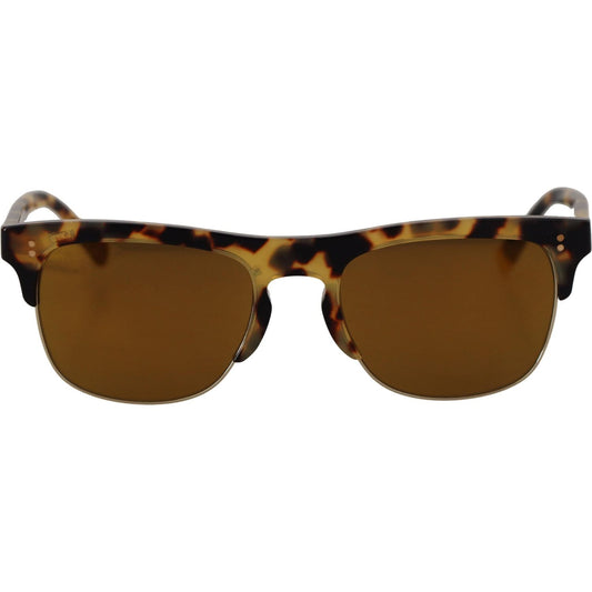 Dolce & Gabbana Brown Gold Acetate Havana DG430A Sunglasses GLA1131