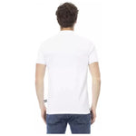 Baldinini Trend White Cotton Men Polo BA-23197-M