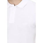Baldinini Trend White Cotton Men Polo Shirt BA-23202-M