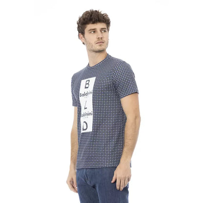 Baldinini Trend Gray Cotton T-Shirt