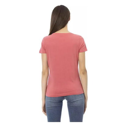 Trussardi Action Fuchsia Cotton T-Shirt