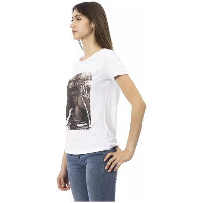 Trussardi Action White Cotton T-Shirt