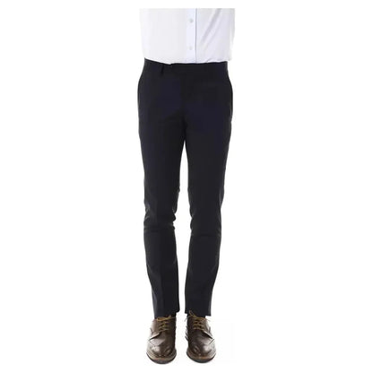 Uominitaliani Gray Wool Men Pant