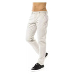 Uominitaliani Gray Cotton Men Pant UO-17040-IT52 | XL