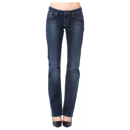 Ungaro Fever Blue Cotton Women Jeans UN-8224-W28