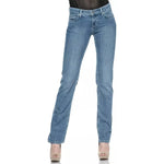Ungaro Fever Light Blue Cotton Women Jean UN-8221-W26