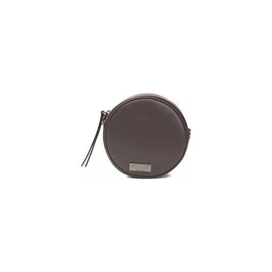 Pompei Donatella Chic Burgundy Small Oval Crossbody Bag PODO-5834-FBB-88