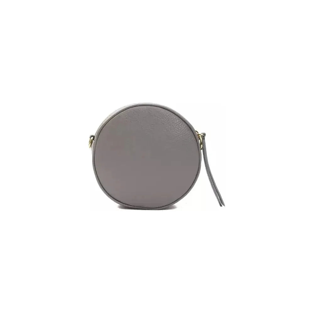 Pompei Donatella Gray Leather Women Crossbody PO-5816