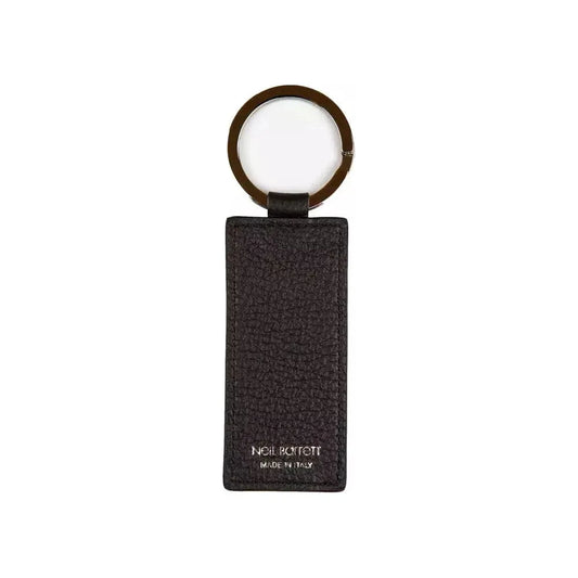 Neil Barrett Black Leather Men Keychain NE-21061