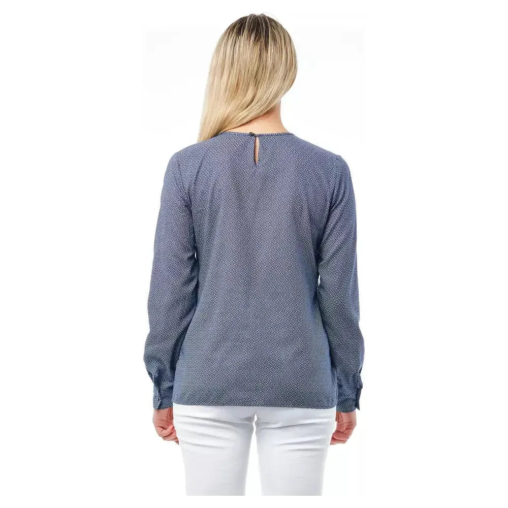 Bagutta Blue Cotton Shirt