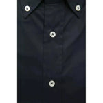 Robert Friedman Black Cotton Men Shirt RO-20476-M