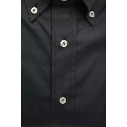Robert Friedman Gray Cotton Men Shirt