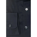 Robert Friedman Black Cotton Men's Shirt RO-20423-M