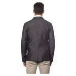 Verri Gray Cotton Men Blazer VE-18304-IT48 | M