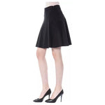 BYBLOS Black Polyester Women Skirt WOMAN SKIRTS