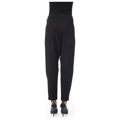 BYBLOS Black Polyester Women Pants