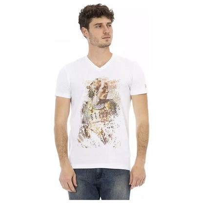 Trussardi Action White Cotton T-Shirt