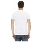 Trussardi Action Elegant V-Neck Short Sleeve T-Shirt TRAC-22832-M-FBB-195