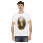 Trussardi Action White Cotton Men T-Shirt TR-22738-M