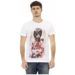 Trussardi Action White Cotton Men T-Shirt TR-22684-S