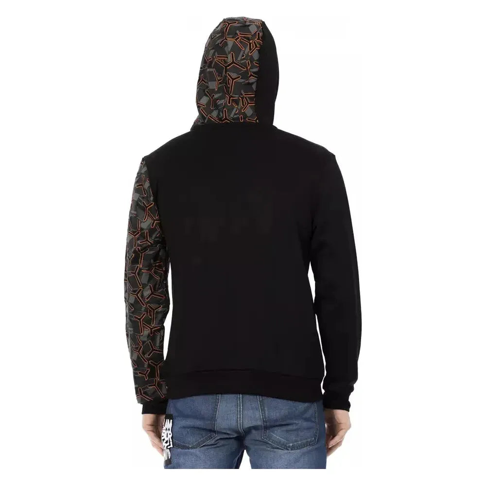Automobili Lamborghini Black Cotton Men's Hooded Sweater AU-22630-S