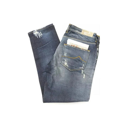 Jacob Cohen Blue Cotton Jeans Denim
