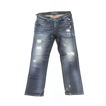 Jacob Cohen Blue Cotton Jeans & Pant