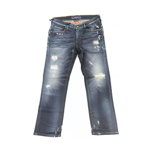 Jacob Cohen Blue Cotton Women's Jean JACO-22262-W30-FBB-304