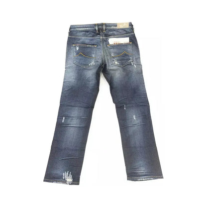 Jacob Cohen Blue Cotton Jeans Denim