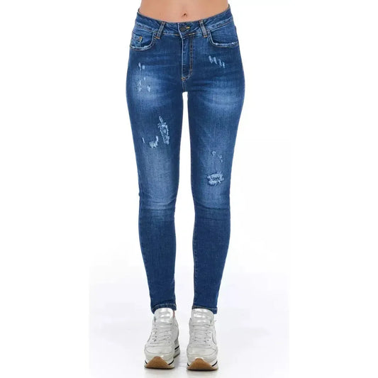 Frankie Morello Blue Denim Women Jeans FR-21771-W27