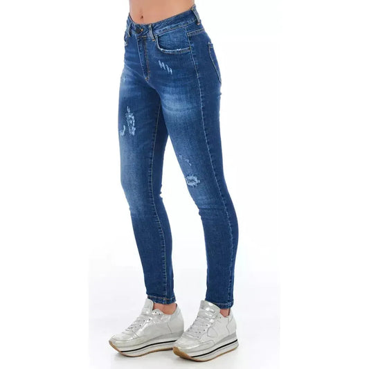 Frankie Morello Blue Denim Women Jeans FR-21771-W27