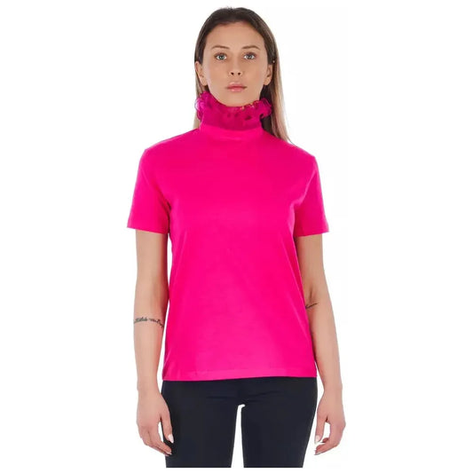 Frankie Morello Multicolor Cotton Women T-Shirt FR-21717-XS