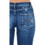 Frankie Morello Blue Cotton Women Jeans FR-21765-W26