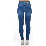 Frankie Morello Blue Other Fibres Women Jeans FR-21770-W27