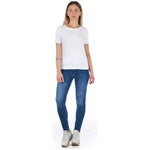 Frankie Morello Blue Other Fibres Women Jeans FR-21770-W27