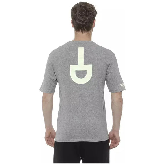 Tond Gray Cotton Men T-Shirt TO-20042-S