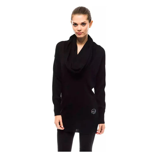 Montana Blu Embellished High Collar Woolen Sweater MOBL-14225-IT42|M-FBB-93