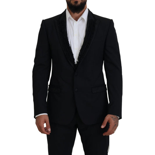 Dolce & Gabbana Black MARTINI Slim Fit Jacket Blazer KOS2112- 50