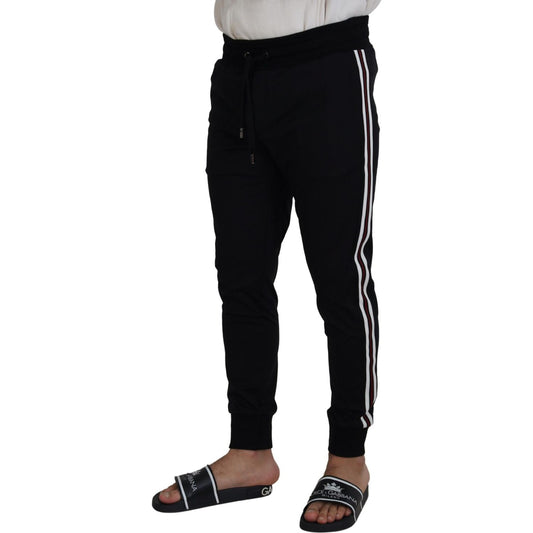 Dolce & Gabbana Black DG Print Mens Jogger Pants PAN73222 - 46