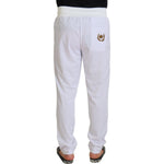 Dolce & Gabbana White Polyester Crown Logo Jogger Pants PAN73243 - 48