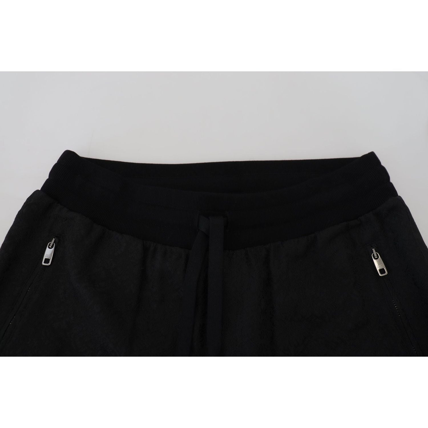 بنطلون رياضي أسود أنيق من دولتشي آند غابانا للرجل العصري