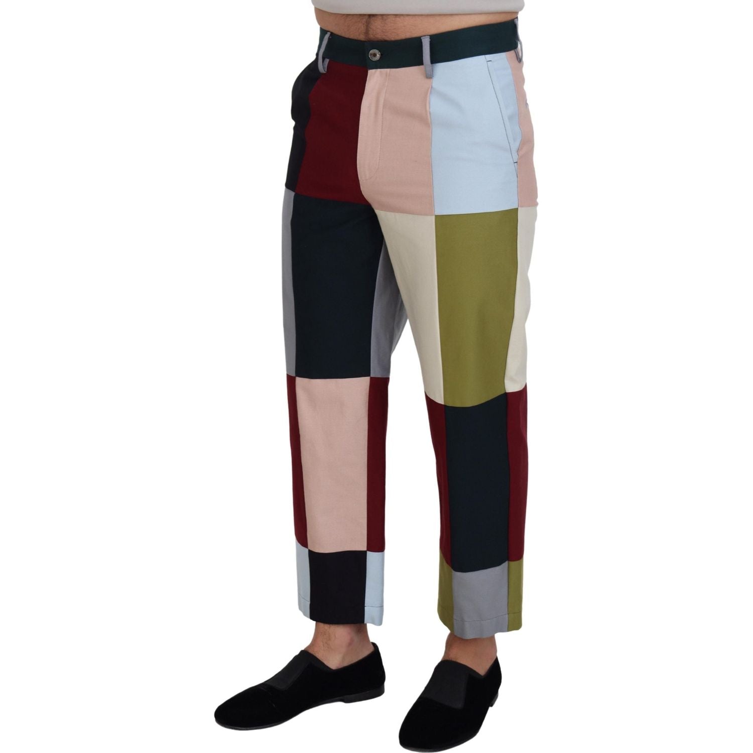 بنطلون مرقع متعدد الألوان من دولتشي آند غابانا