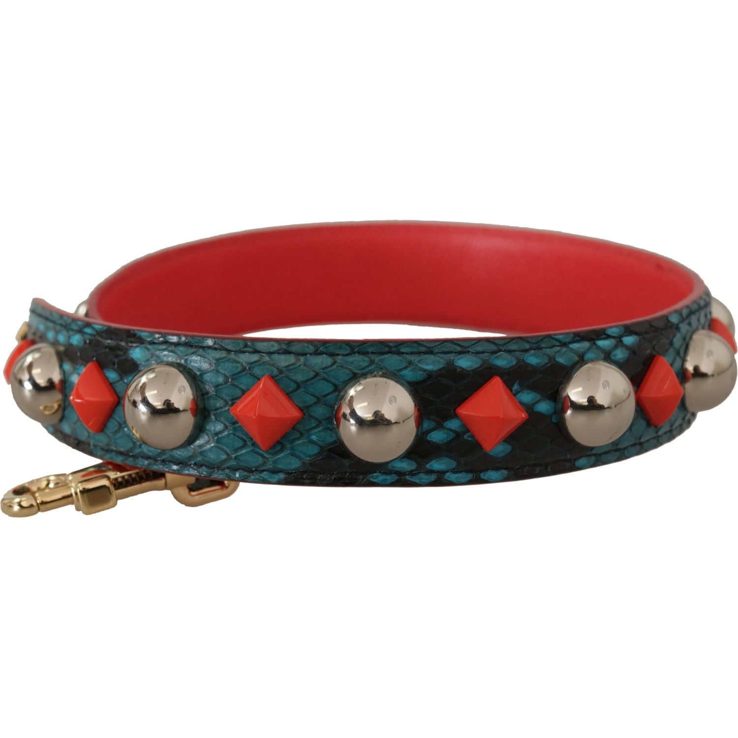 حزام كتف من الجلد باللون الأخضر الزمردي من دولتشي آند غابانا