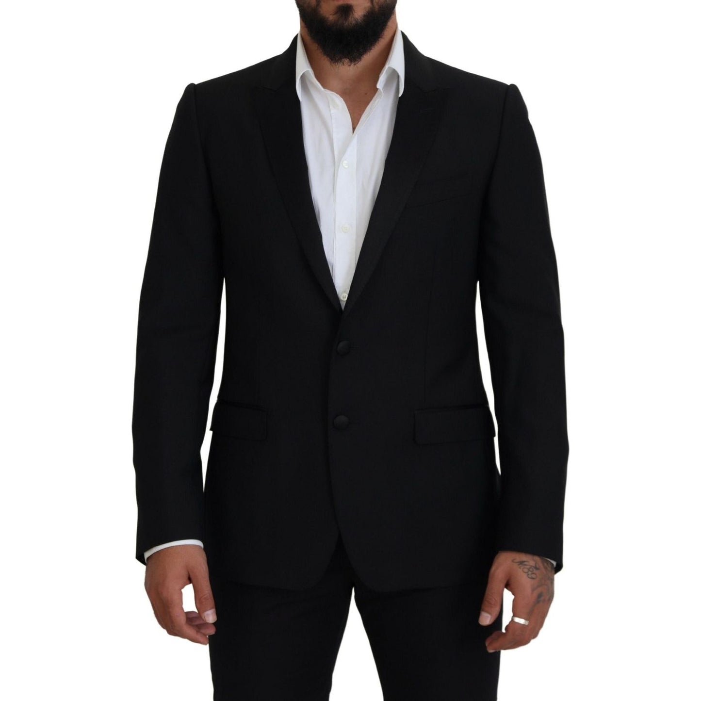 Dolce & Gabbana Black Slim Fit Formal Martini Blazer KOS2125- 50