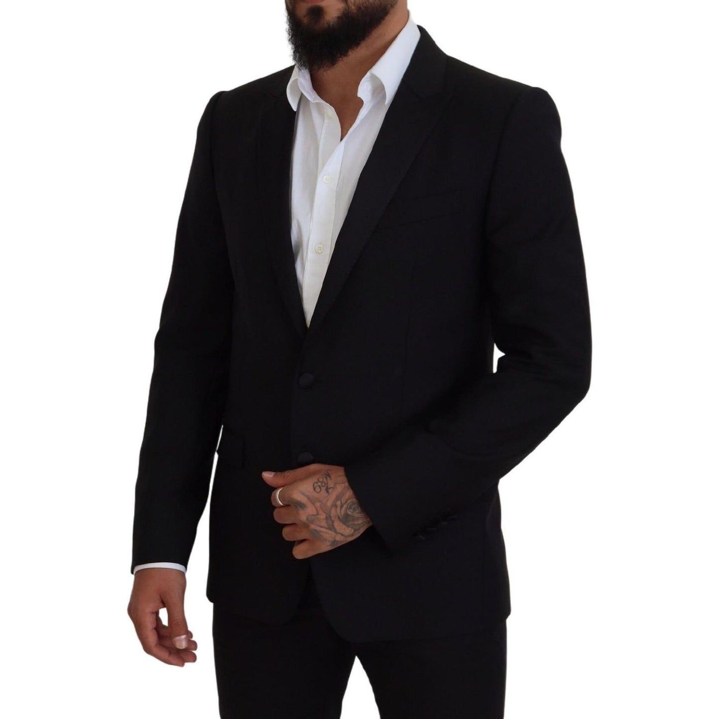 Dolce & Gabbana Black Slim Fit Formal Martini Blazer KOS2125- 50